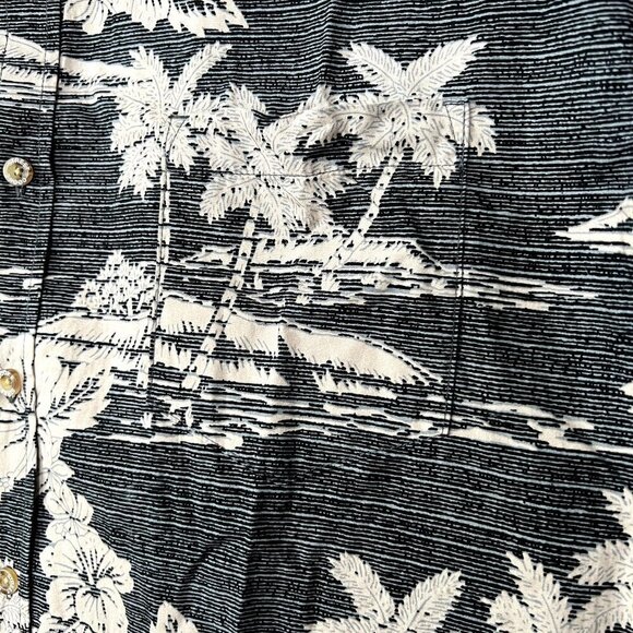 Cooke Street Honolulu Mens 2XL Short Sleeve Hawaiian Aloha Button Front Shirt - Picture 3 of 7